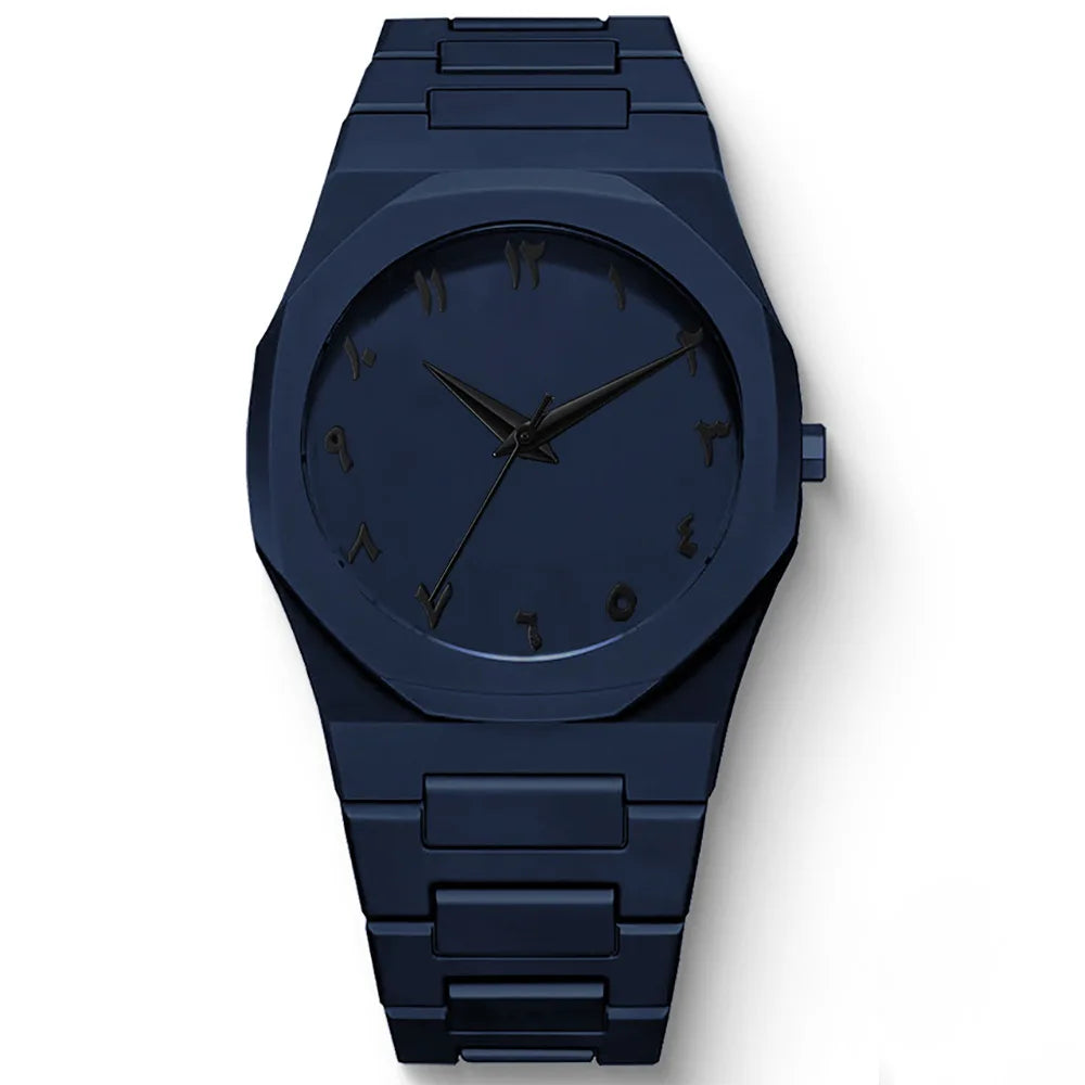 New Fashionable Men's Watch Simple Black