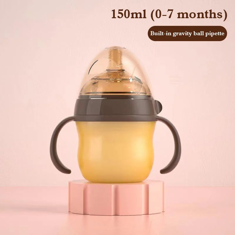 Silicone baby bottle for babies aged 0 to 36 months - BPA-free