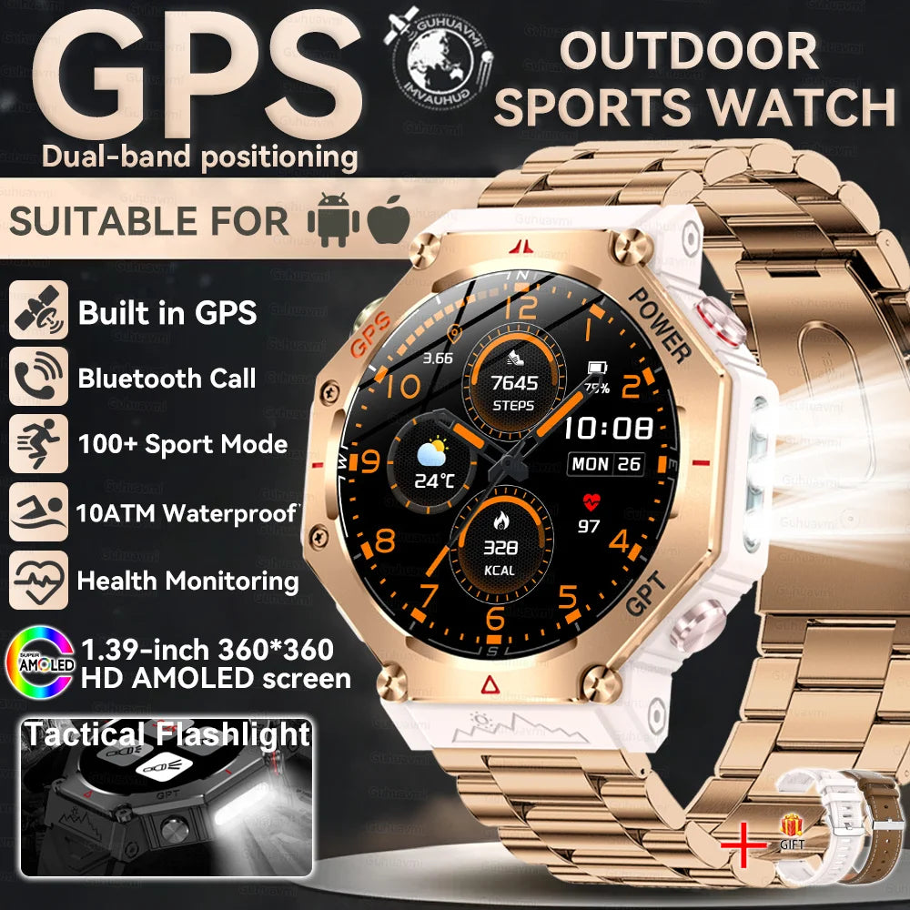 Military Smart Watch T-Rex 3 Bulit-in GPS