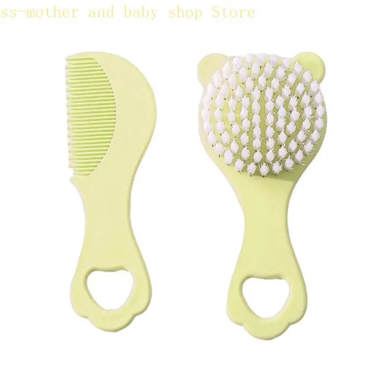 Baby hair brush and comb set