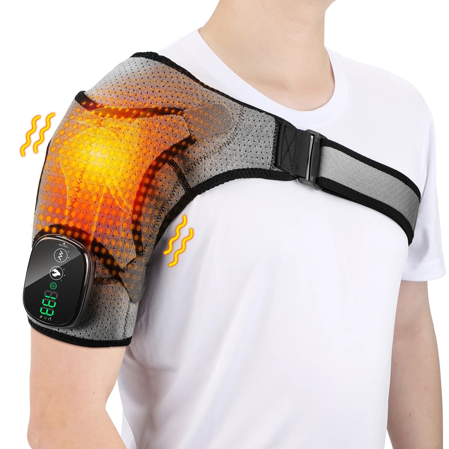 Electric Shoulder Heating Pad 3 Modes Vibration