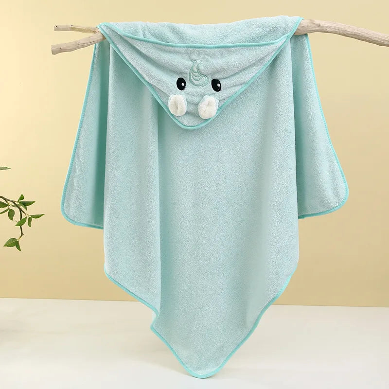 Fluffy baby bath towel