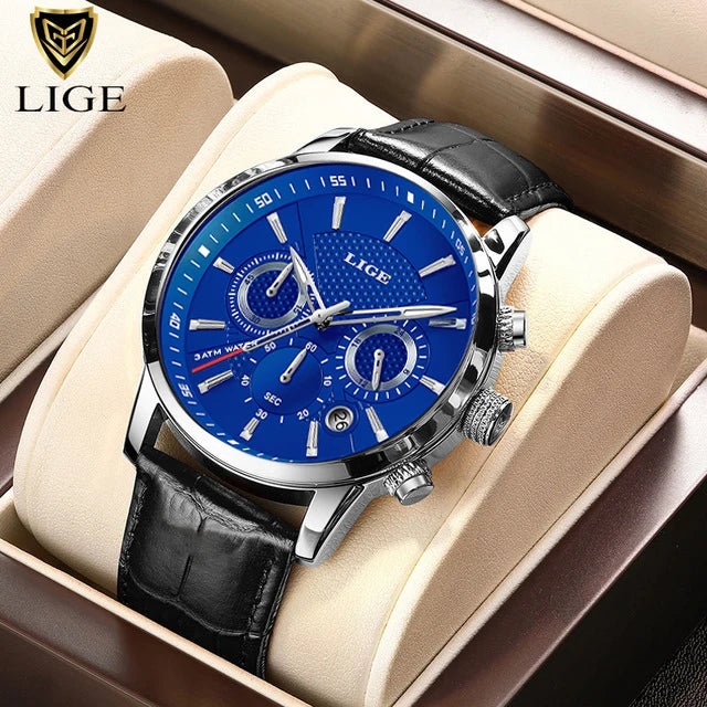 LIGE Watch Men Fashion Sports Quartz