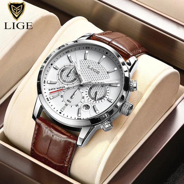 LIGE Watch Men Fashion Sports Quartz