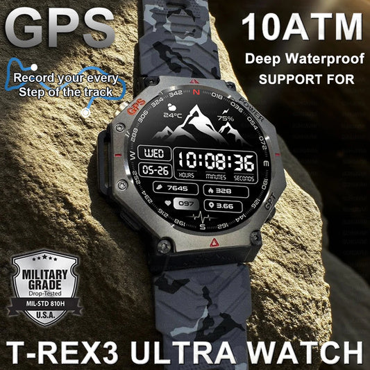Military Smart Watch T-Rex 3 Bulit-in GPS