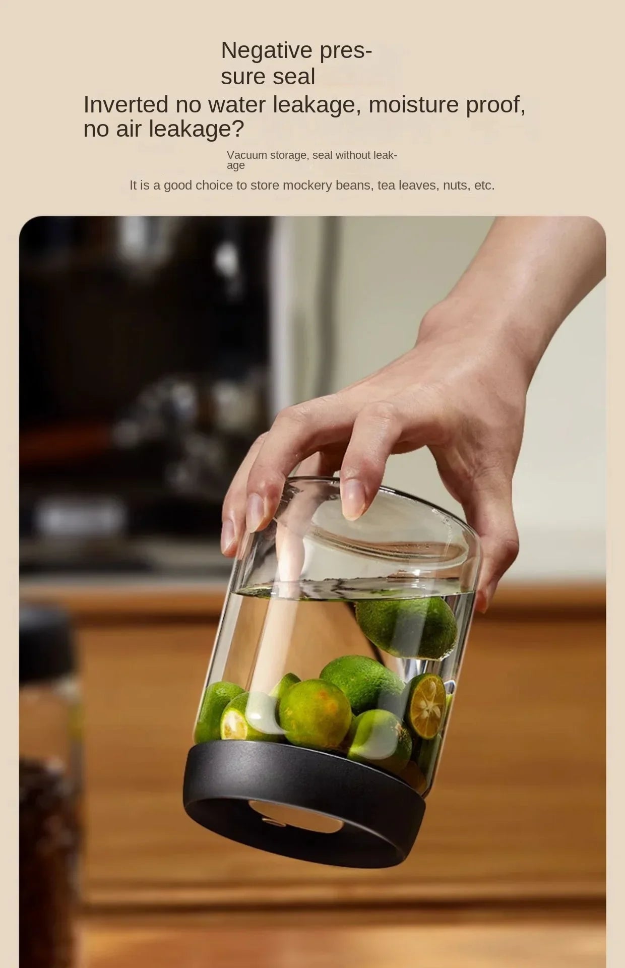 Multiple Capacity Containers, Manual Vacuum Storage