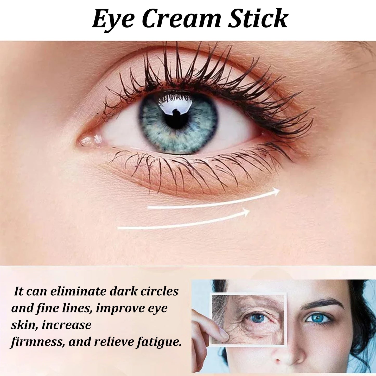 Eye cream stick with collagen and snail slime