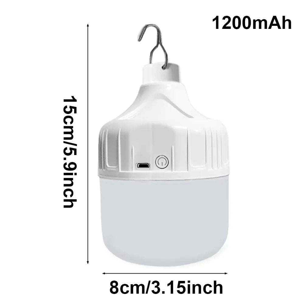 Portable, rechargeable LED pendant light (USB), high brightness and waterproof