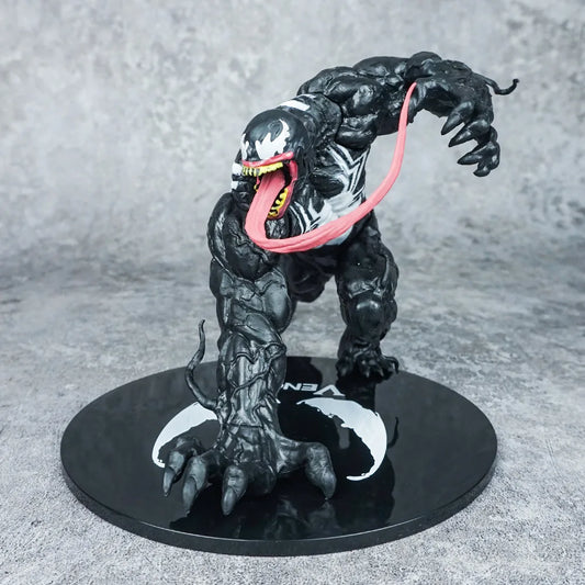 Venom and Spider-Man - Handmade decorative figurine made of solid PVC.