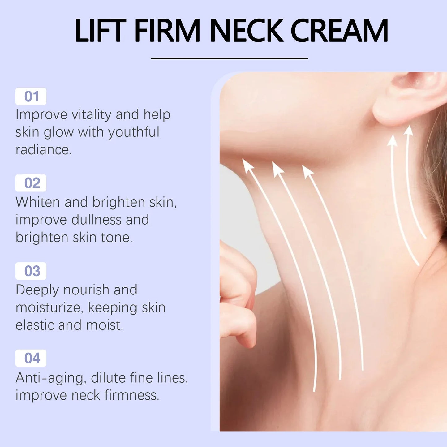 Firming cream for the neck