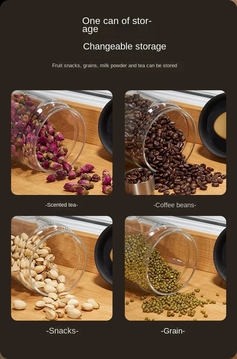 Multiple Capacity Containers, Manual Vacuum Storage