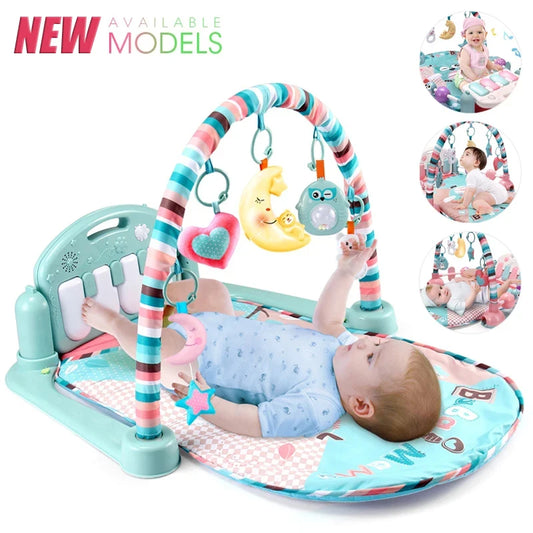 Musical Gymnastics Toy for Babies with Piano and Stand