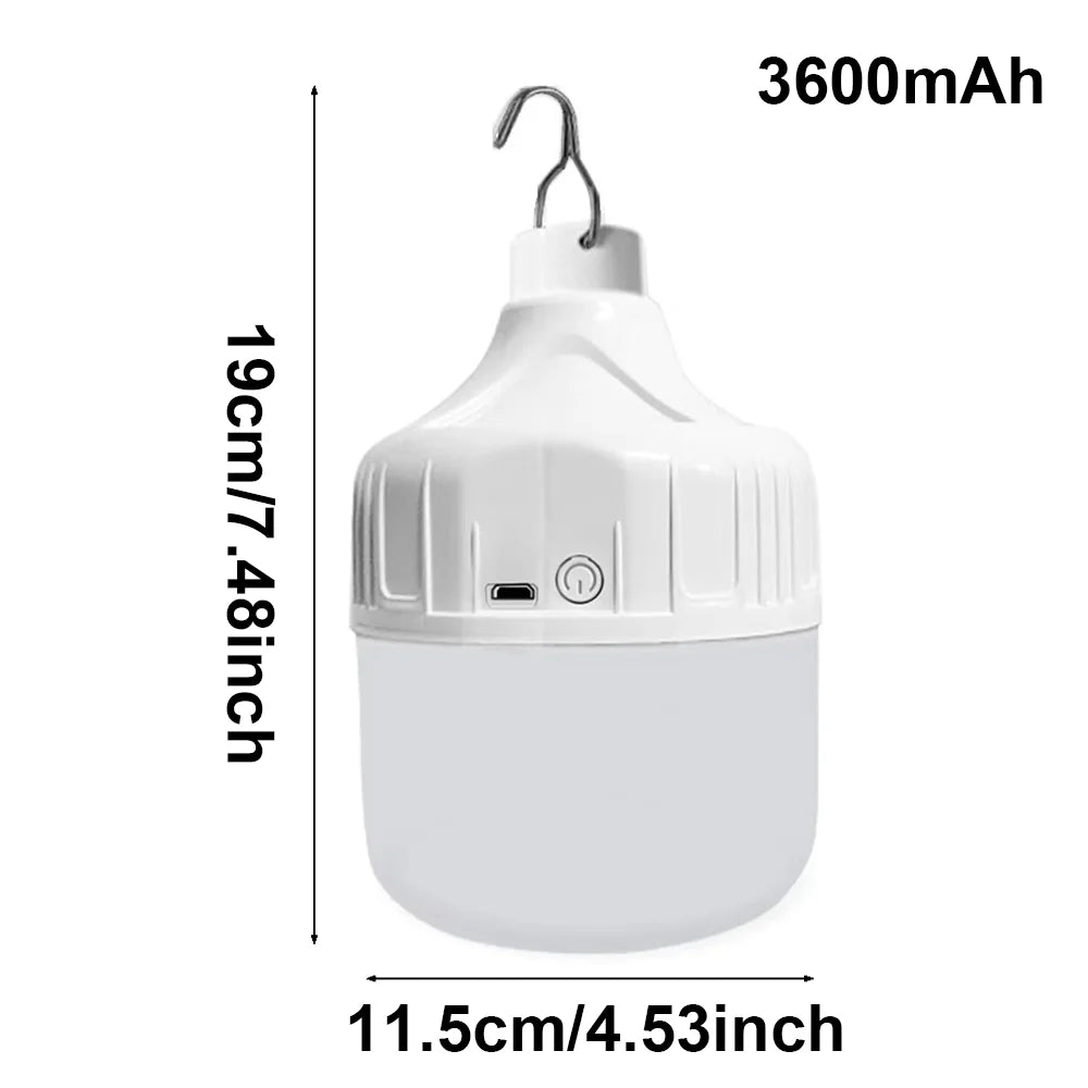 Portable, rechargeable LED pendant light (USB), high brightness and waterproof