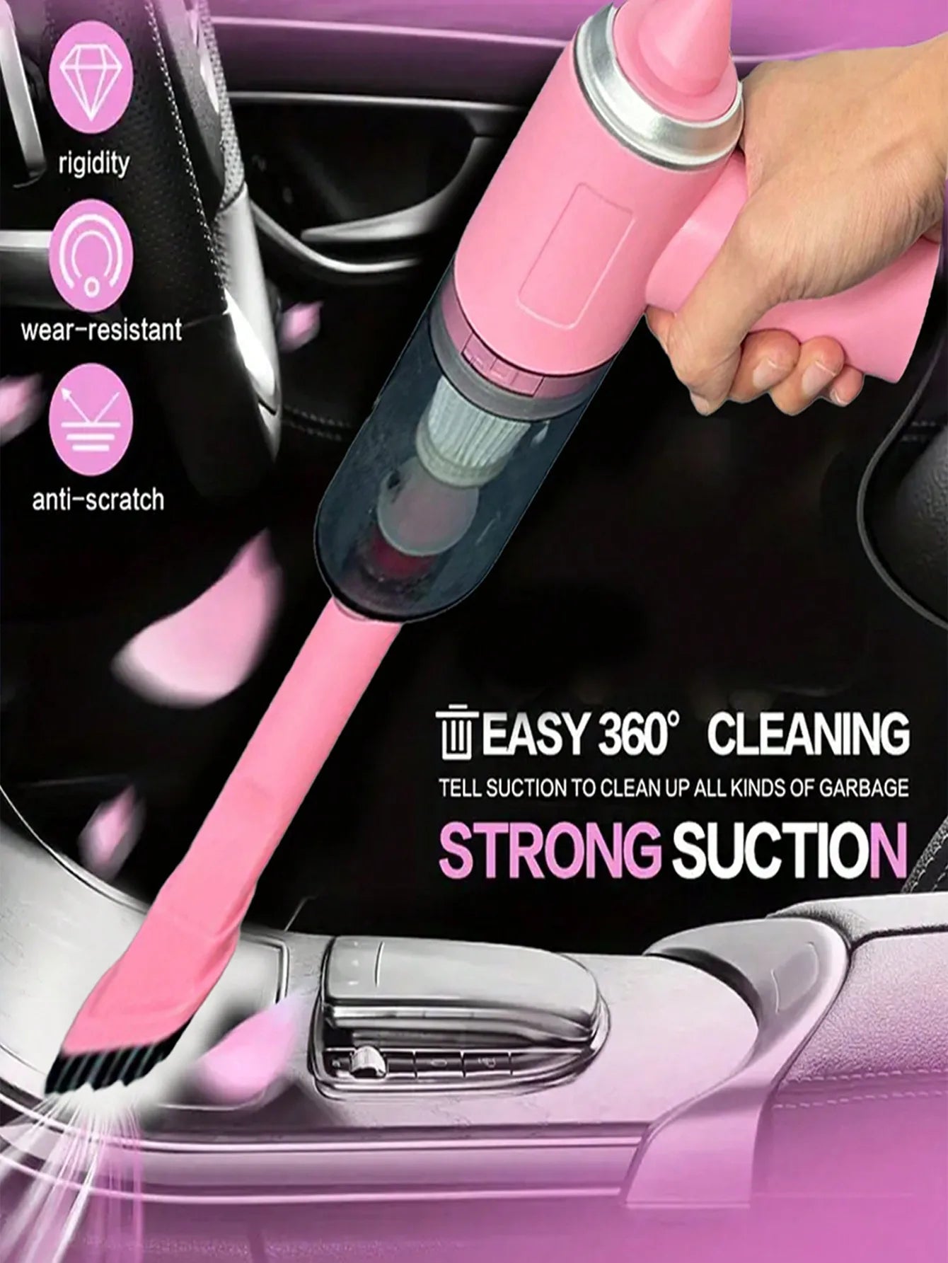 3-in-1 vacuum cleaner with integrated suction and blowing function (USB)