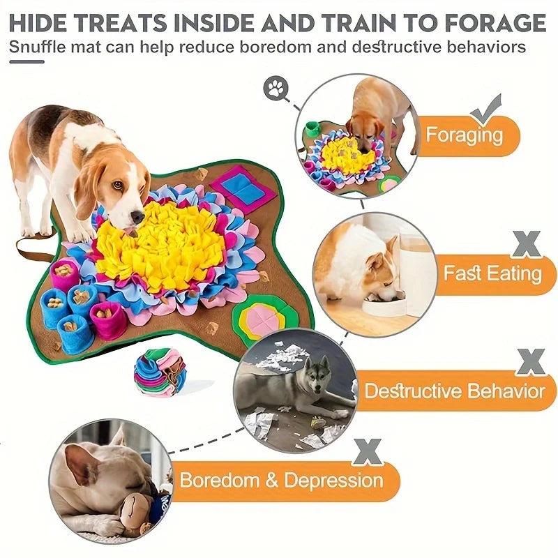 Scent Training Mat for Dogs and Cats: Educational, Relieves Stress