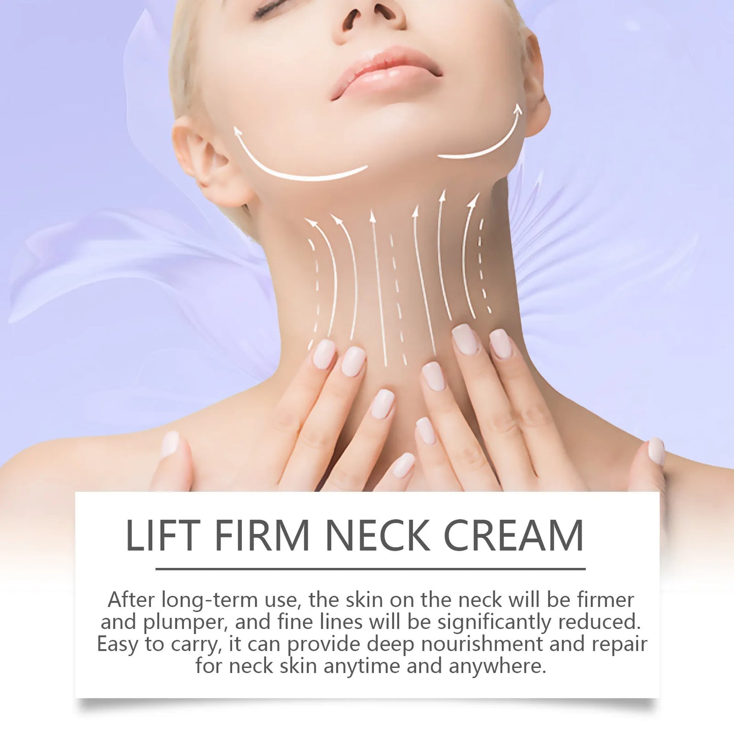 Firming cream for the neck