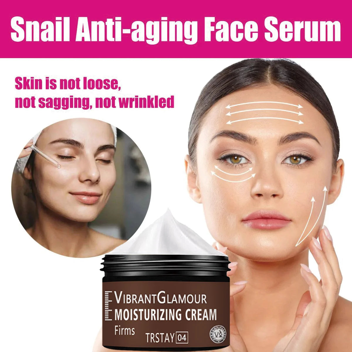 Facial cream with retinol, anti-aging