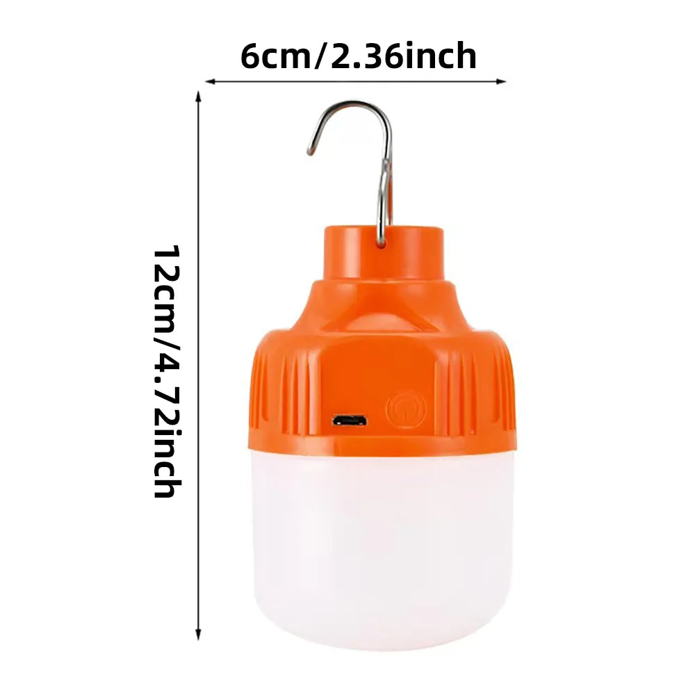Portable, rechargeable LED pendant light (USB), high brightness and waterproof