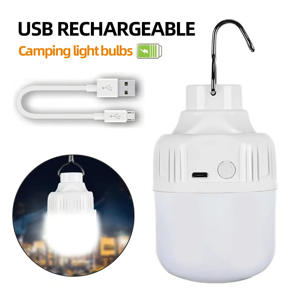 Portable, rechargeable LED pendant light (USB), high brightness and waterproof