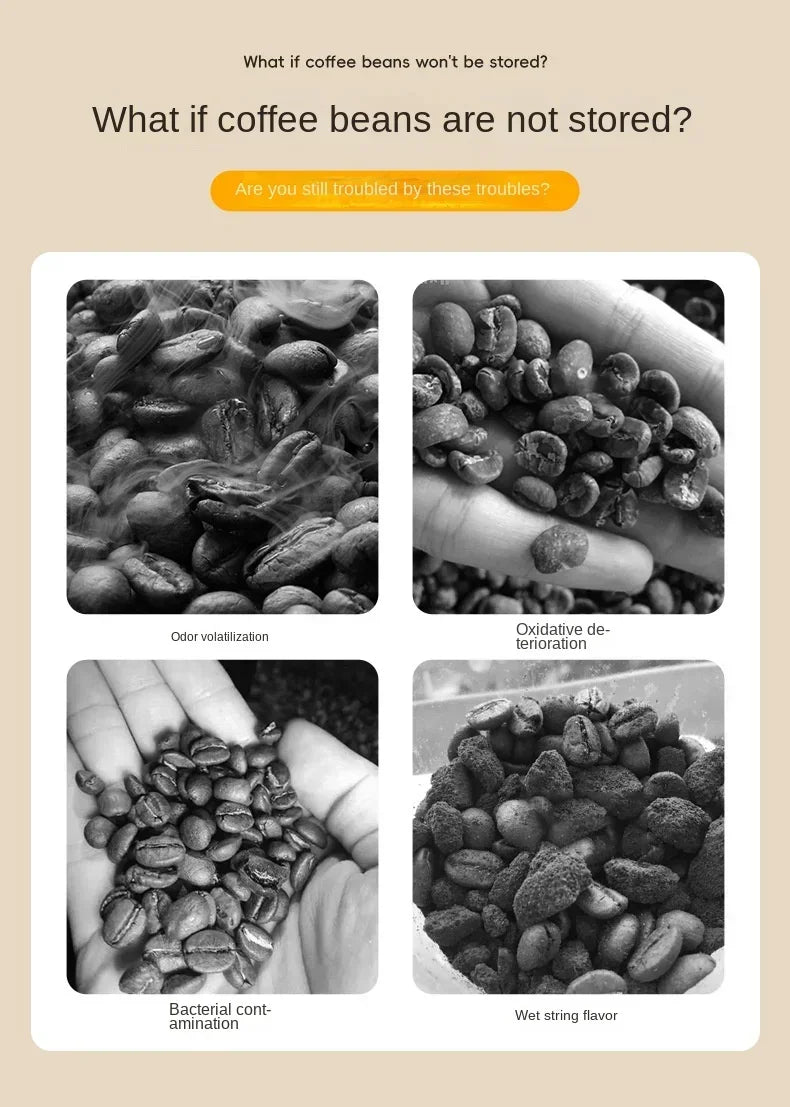 Multiple Capacity Containers, Manual Vacuum Storage