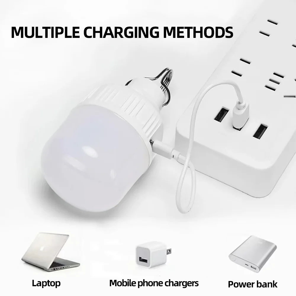 Portable, rechargeable LED pendant light (USB), high brightness and waterproof