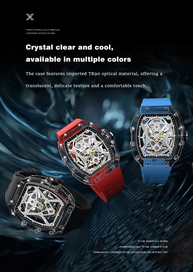 Man Watch Luxury - BEXEI Automatic Mechanical