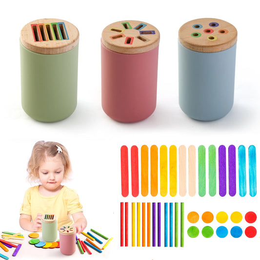 Montessori Silicone Toys Color Sorting Fine Motor