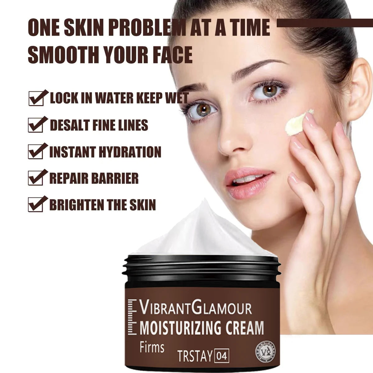 Facial cream with retinol, anti-aging