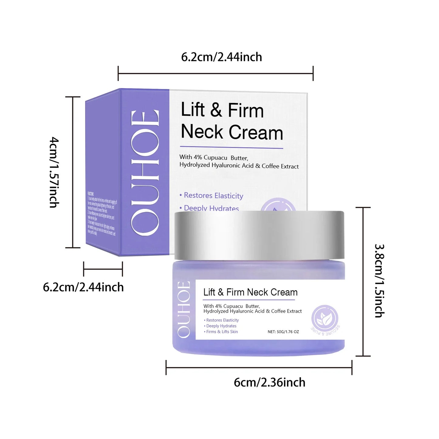 Firming cream for the neck
