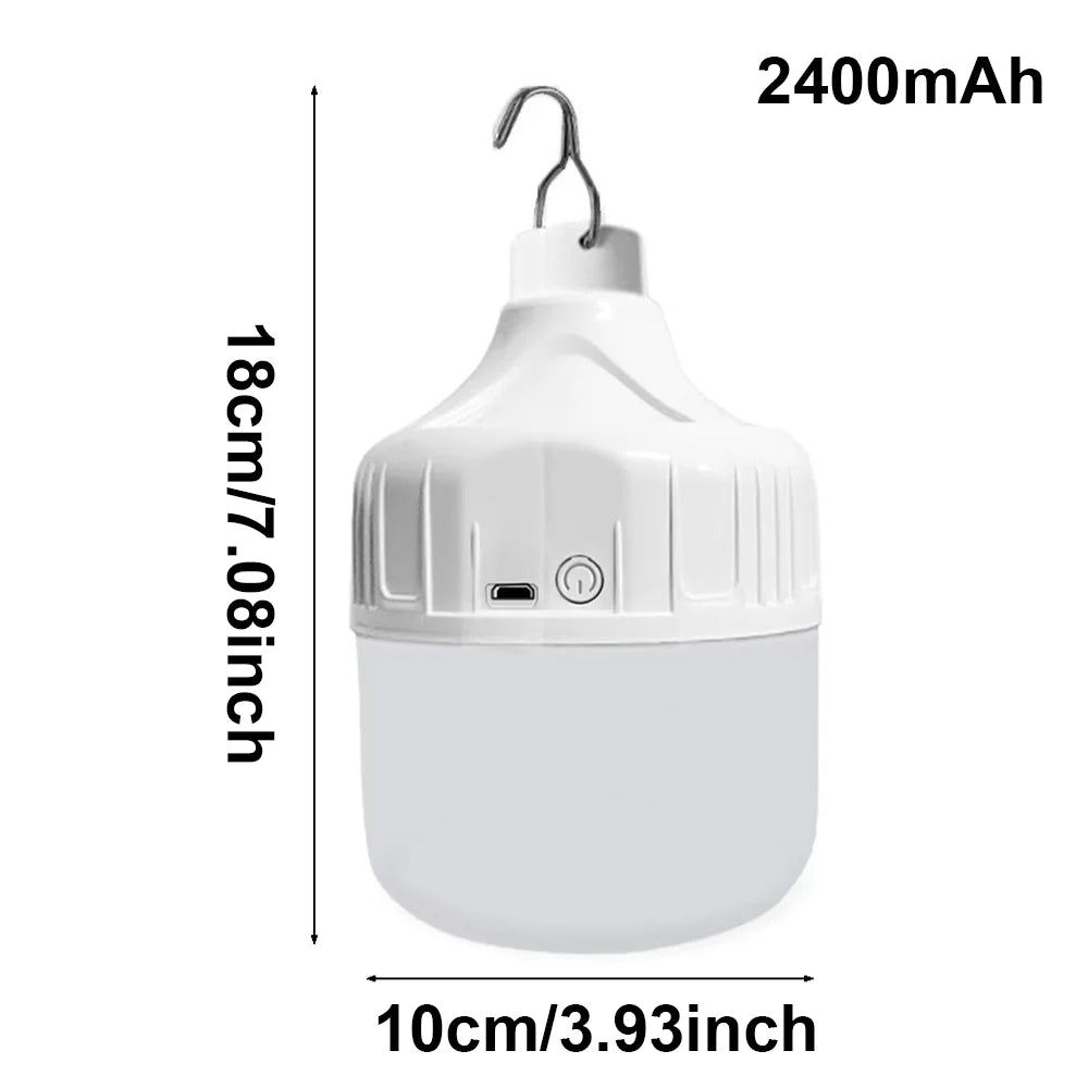 Portable, rechargeable LED pendant light (USB), high brightness and waterproof